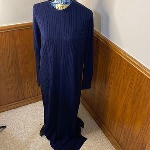 Tavin Navy Blue Sweater Dress